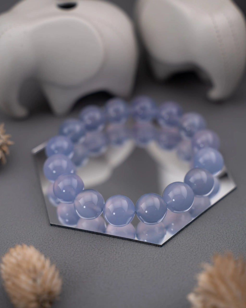 High Grade Blue Chalcedony Mood Crystal