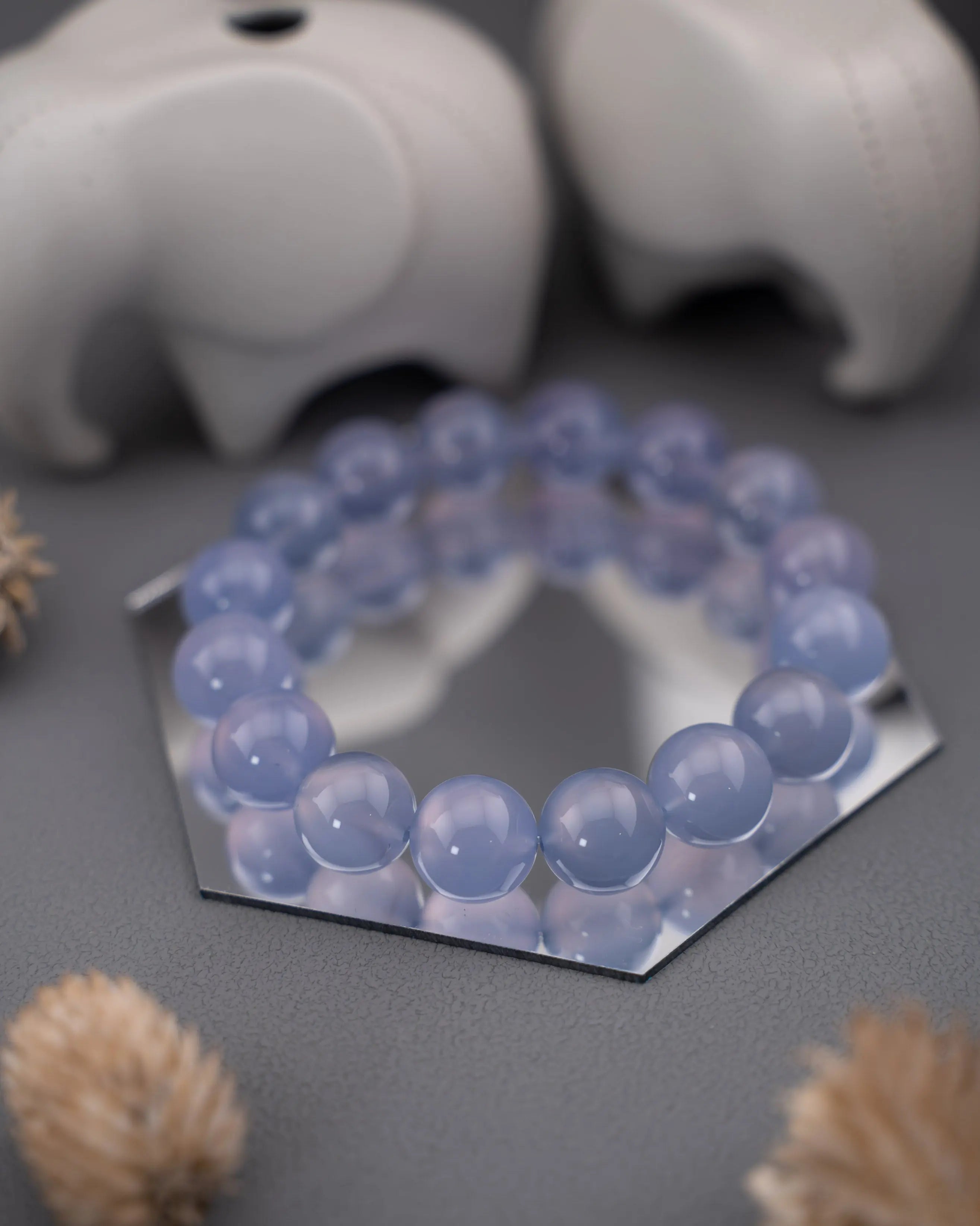 High Grade Blue Chalcedony Mood Crystal