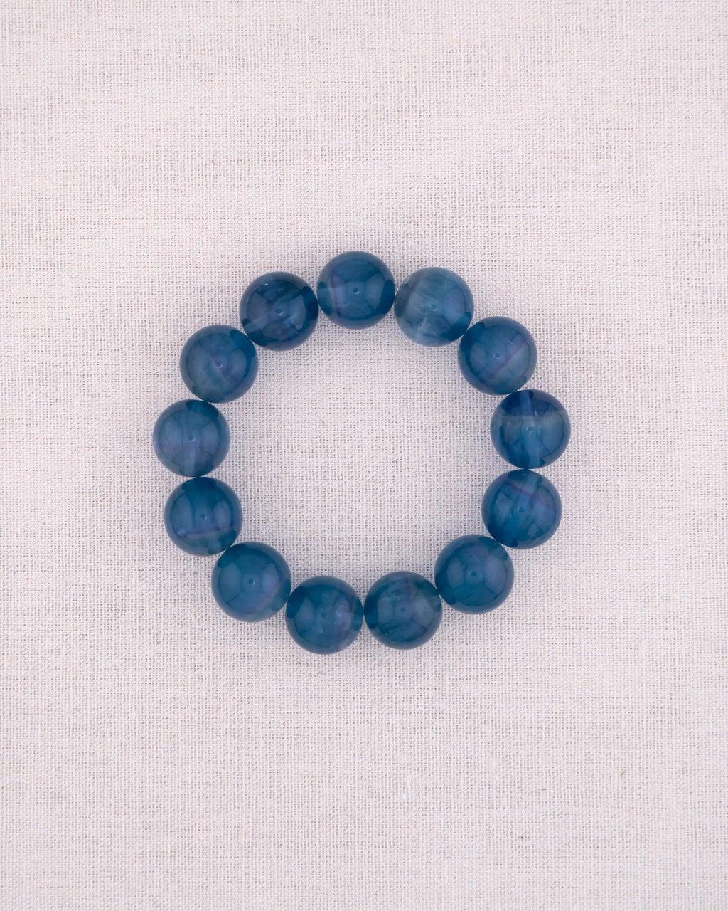 Blue Fluorite With Purple Banding Mood Crystal