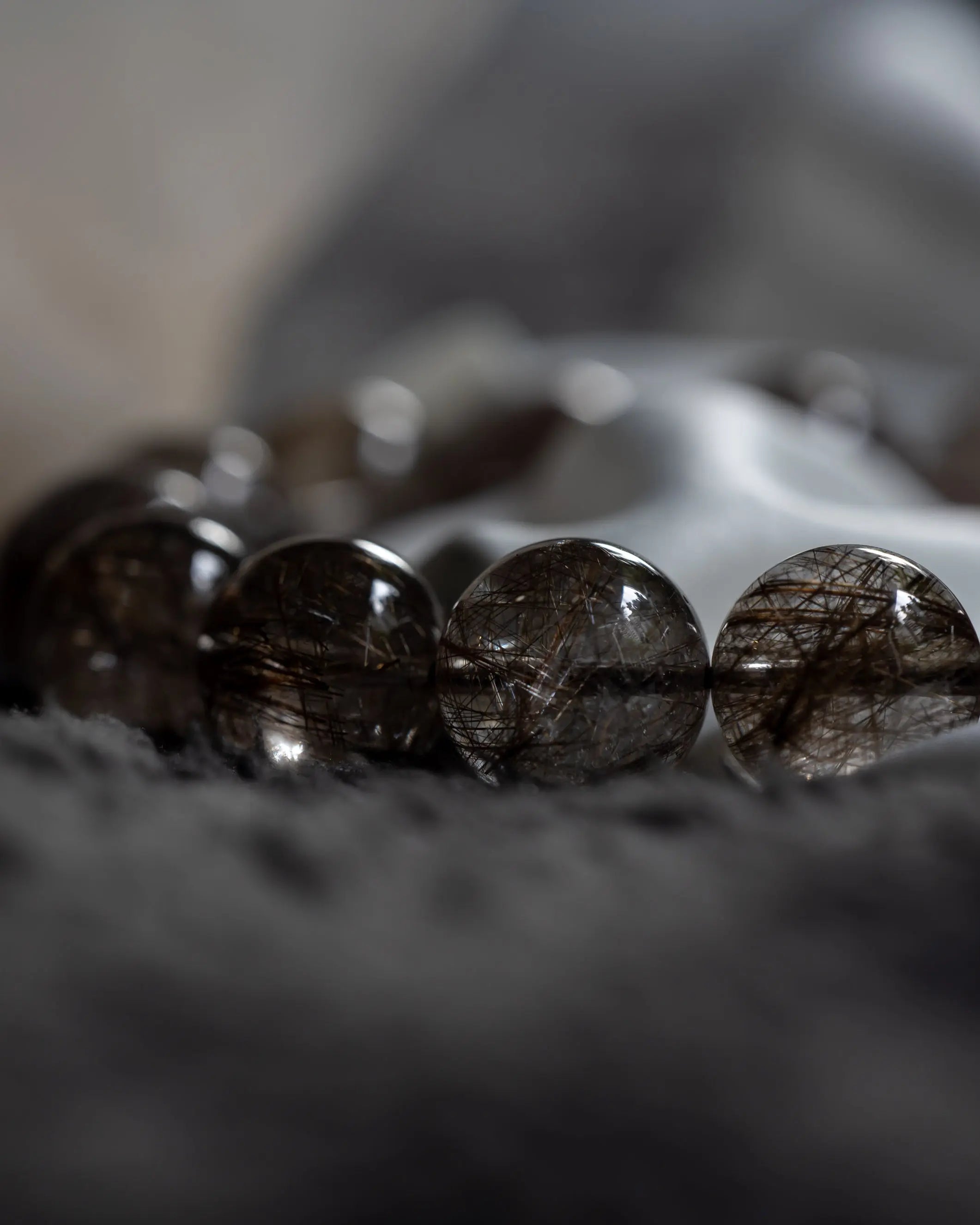 High Grade Silver Rutile Mood Crystal