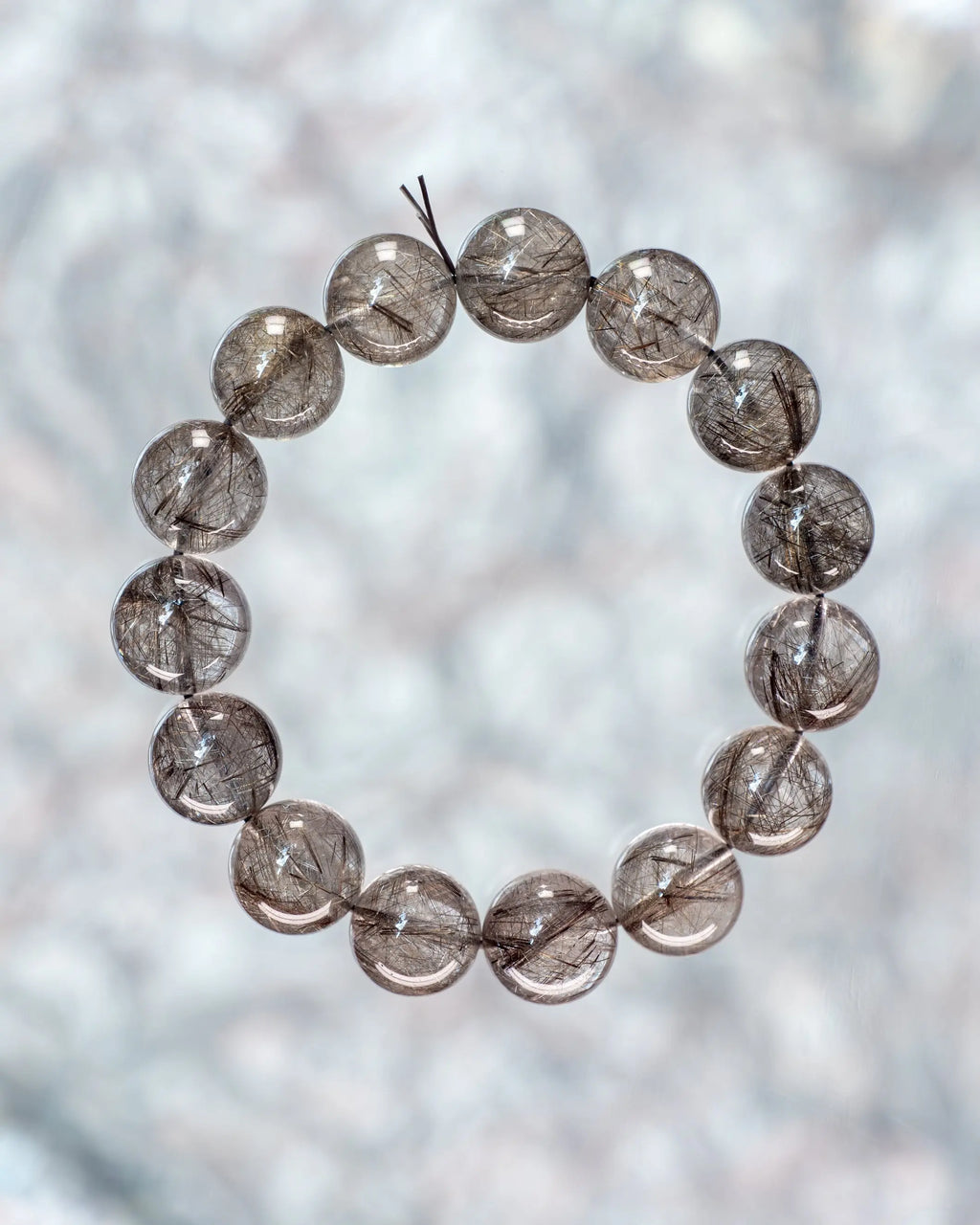 High Grade Silver Rutile Mood Crystal