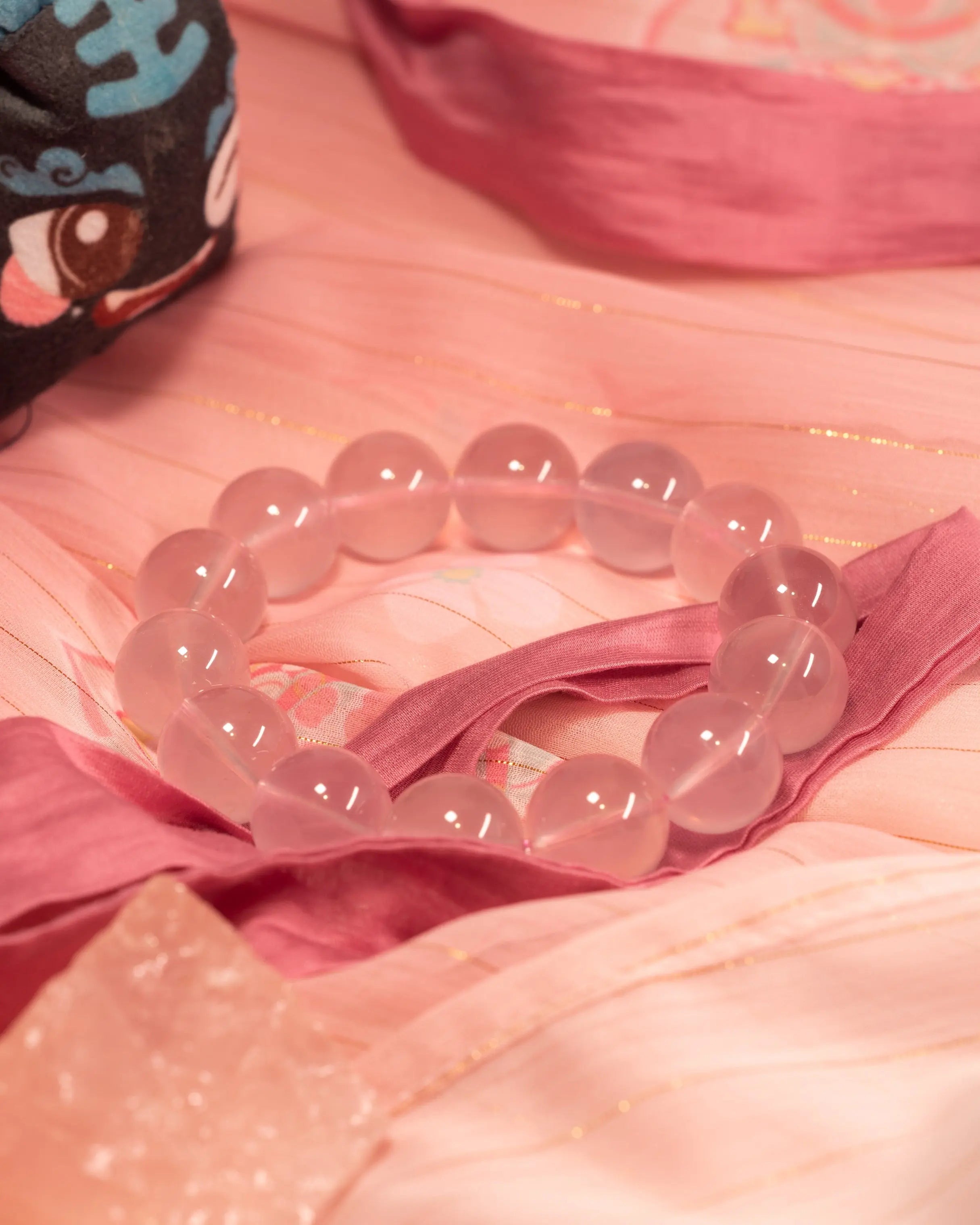 High Grade Mozambique Rose Quartz Mood Crystal