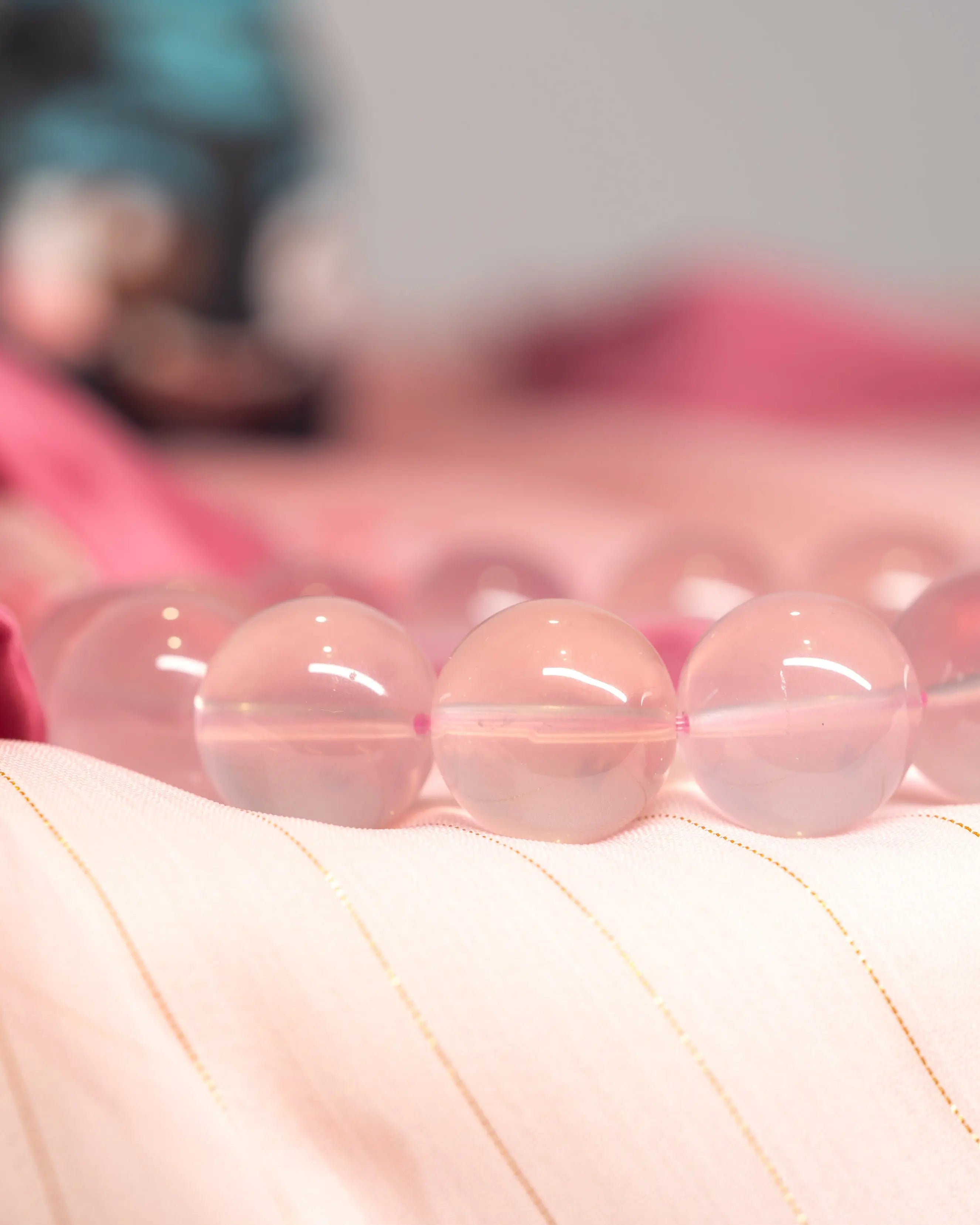 High Grade Mozambique Rose Quartz Mood Crystal