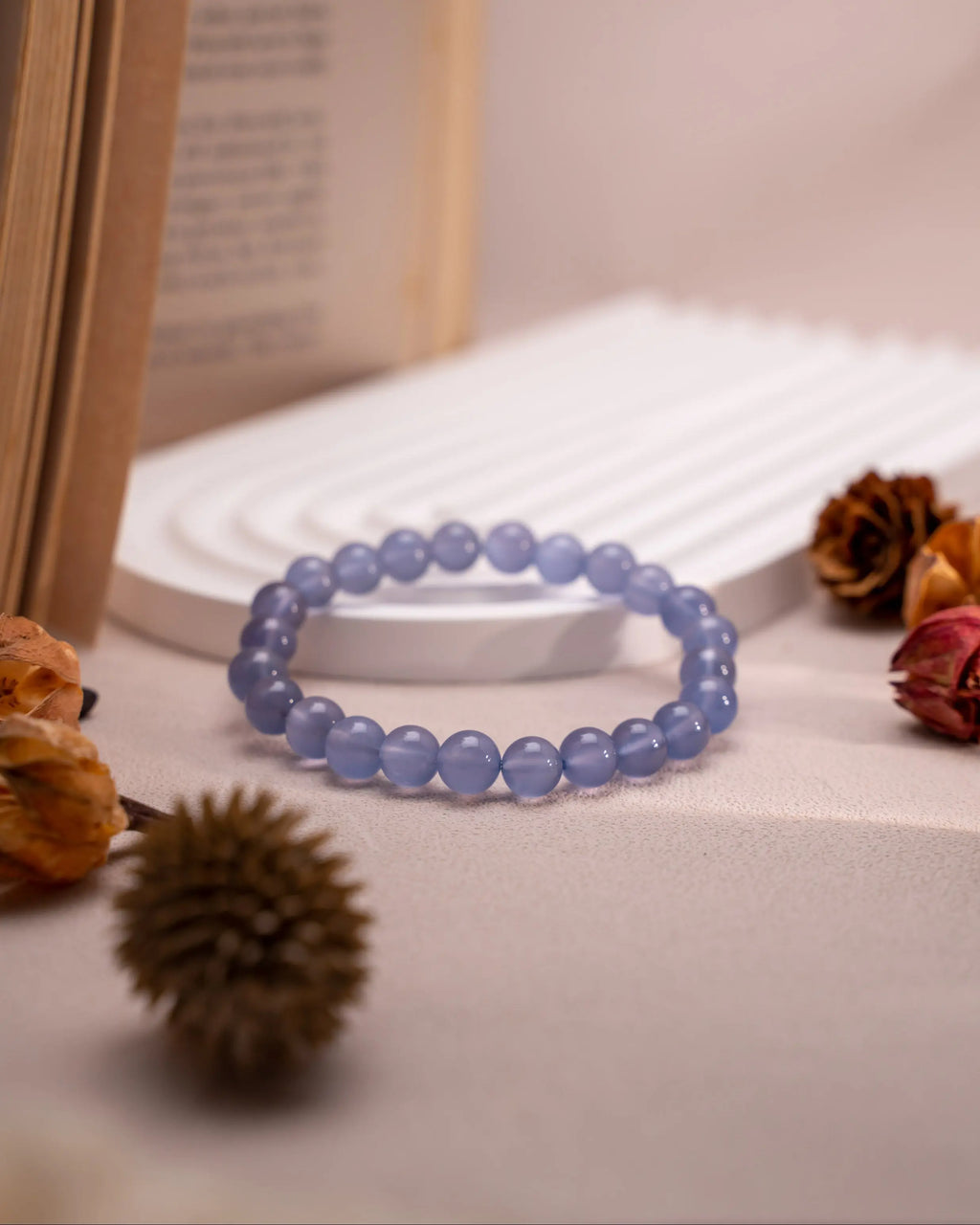 High Grade Blue Chalcedony Mood Crystal