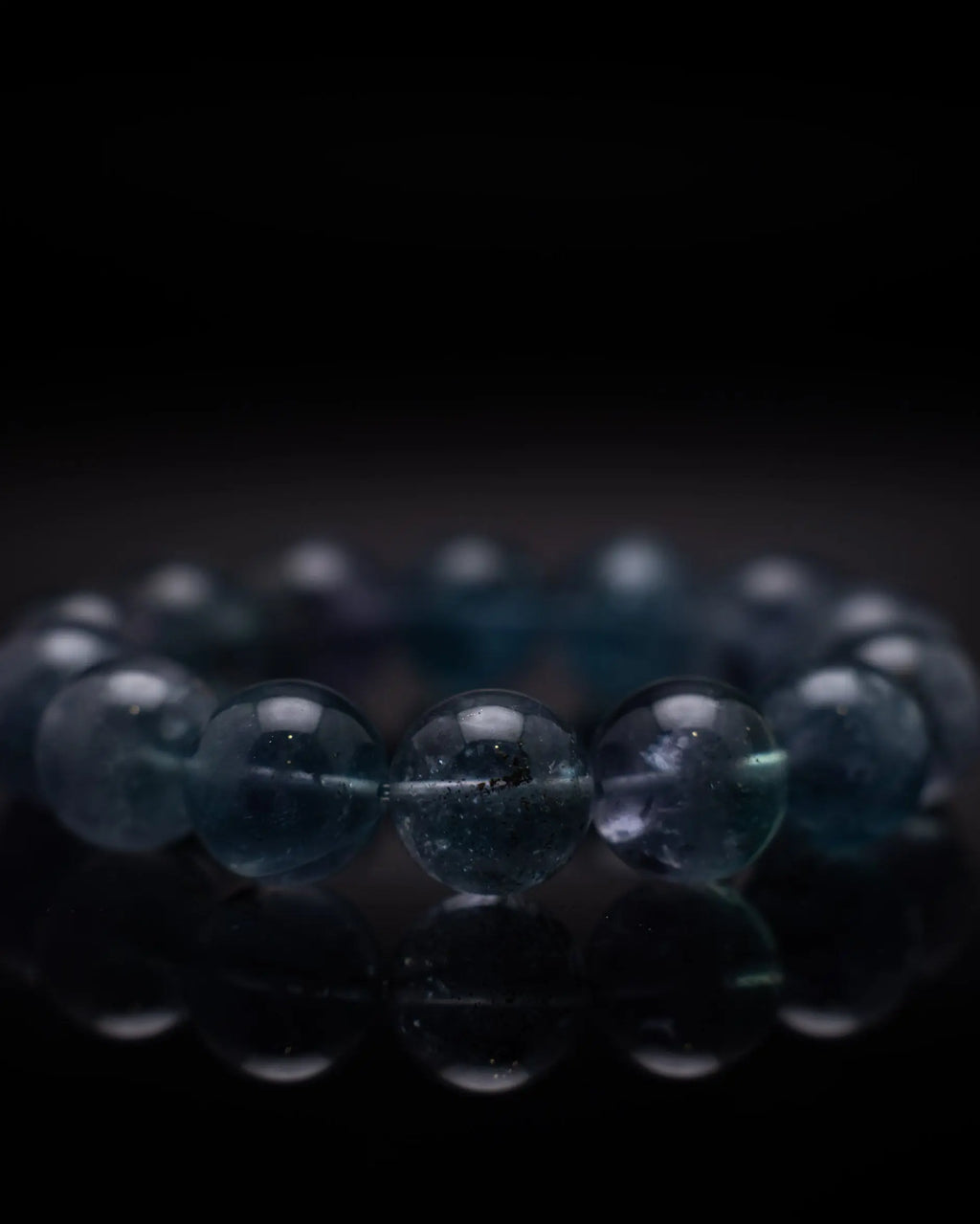 Purple Blue Bi-color Fluorite with Pyrite Inclusion Mood Crystal