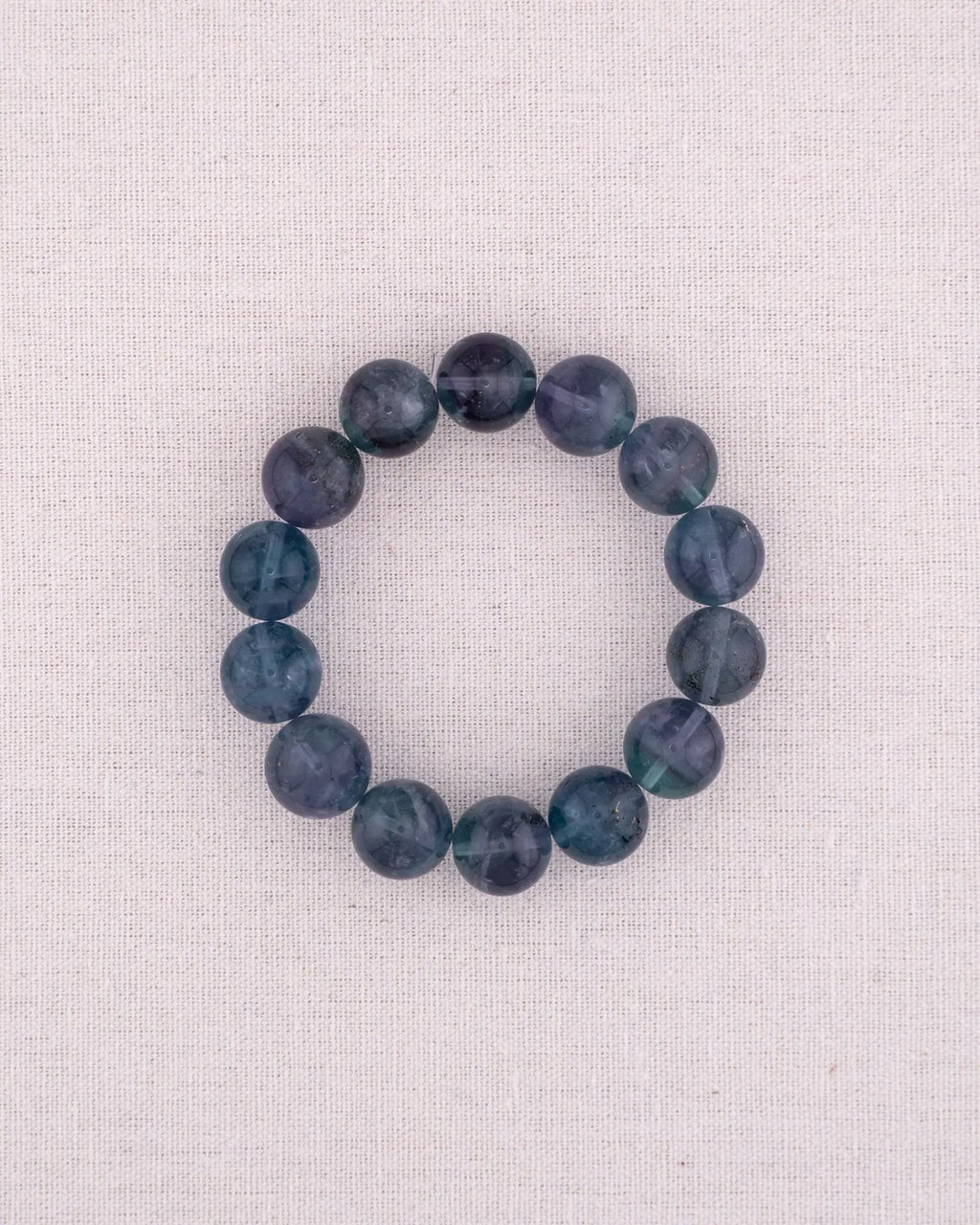 Purple Blue Bi-color Fluorite with Pyrite Inclusion Mood Crystal