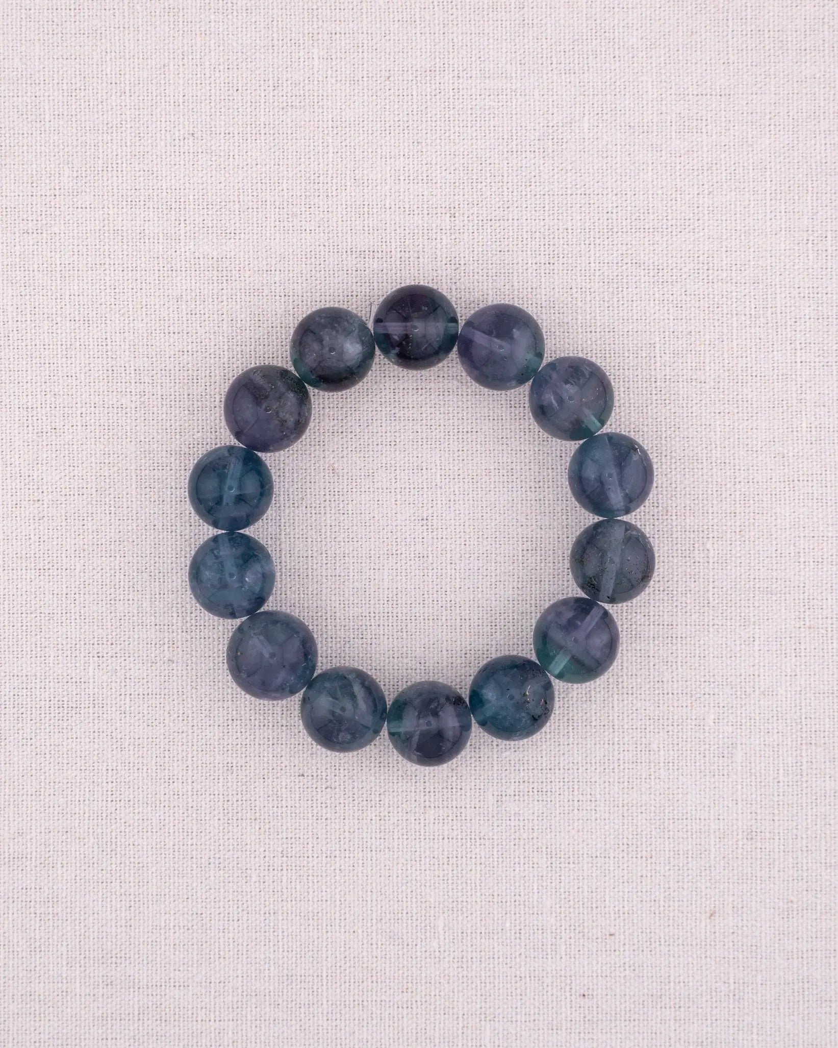 Purple Blue Bi-color Fluorite with Pyrite Inclusion Mood Crystal