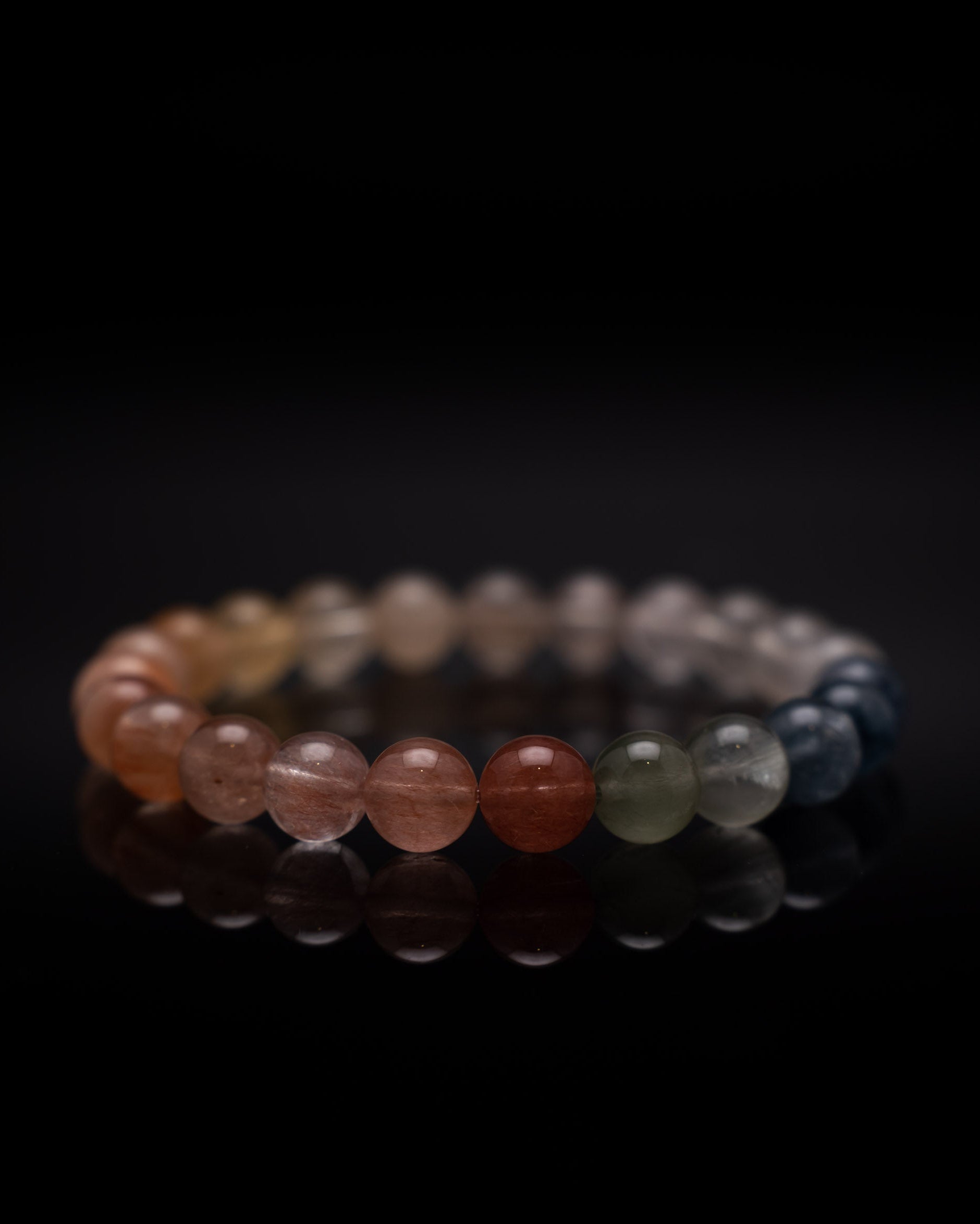 Color Matched Candy Rabbit Hair Mood Crystal