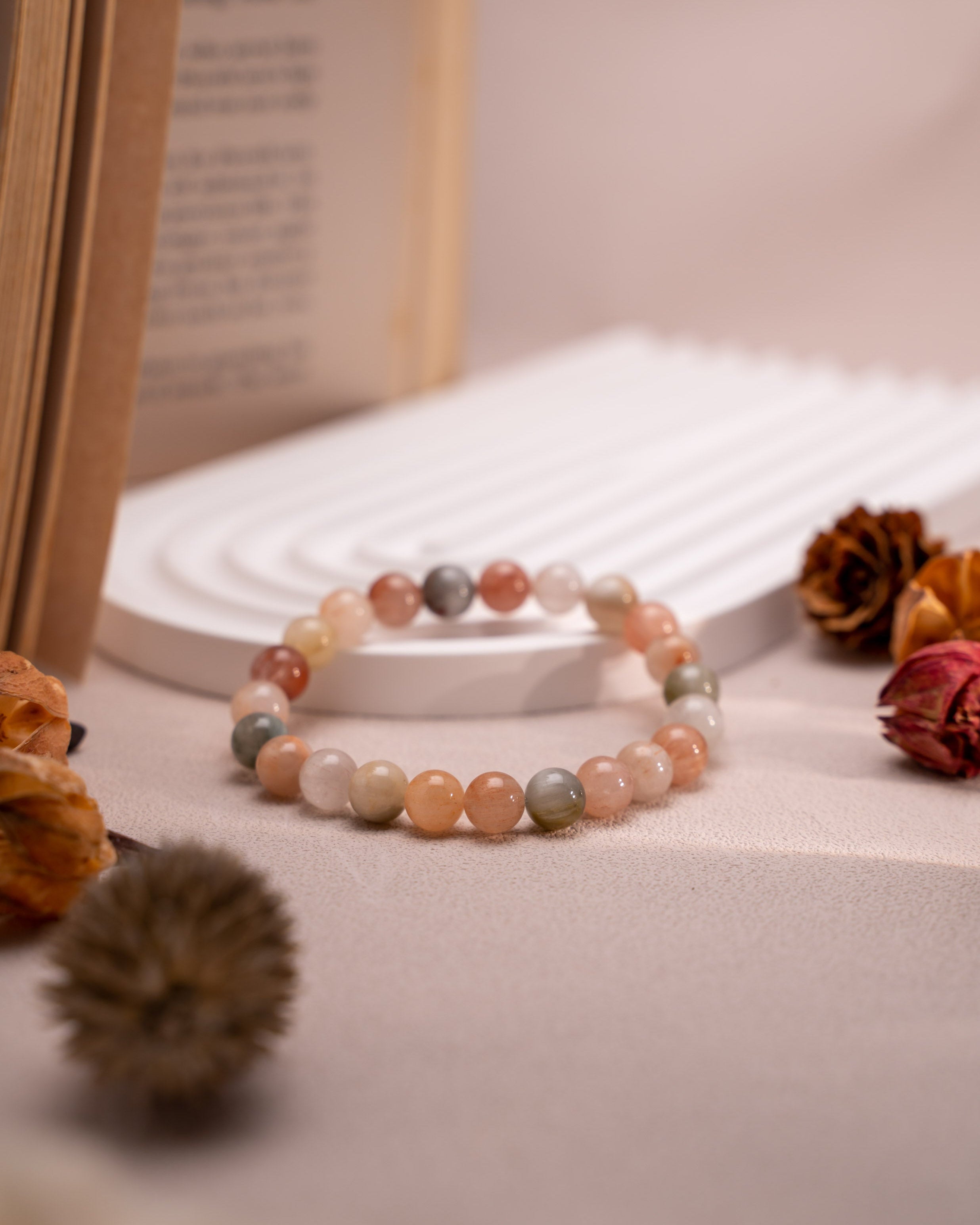 Colorful Rabbit Hair Mood Crystal