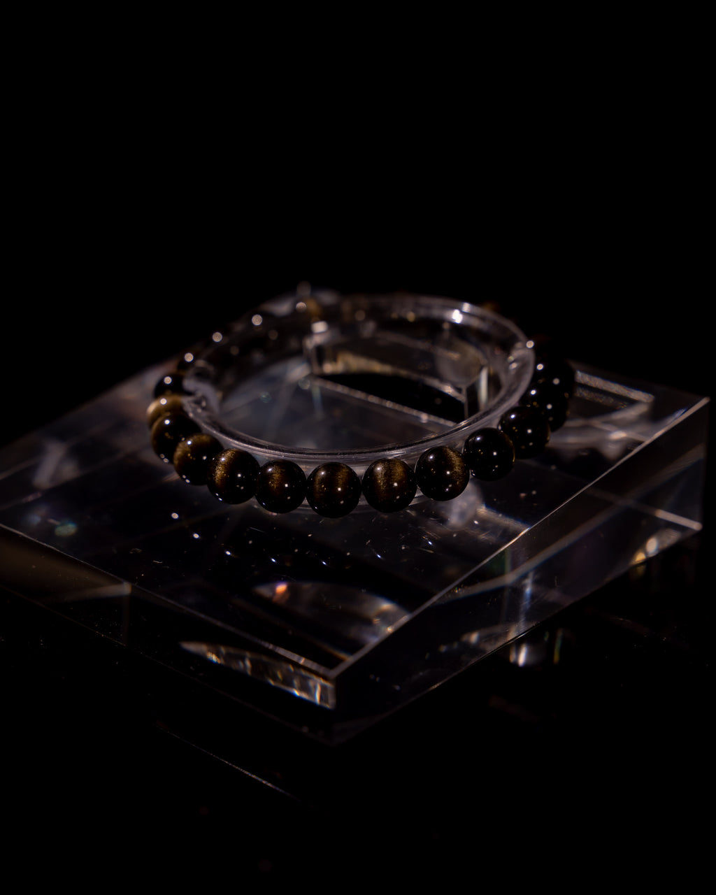 Premium Quality Golden Sheen Obsidian