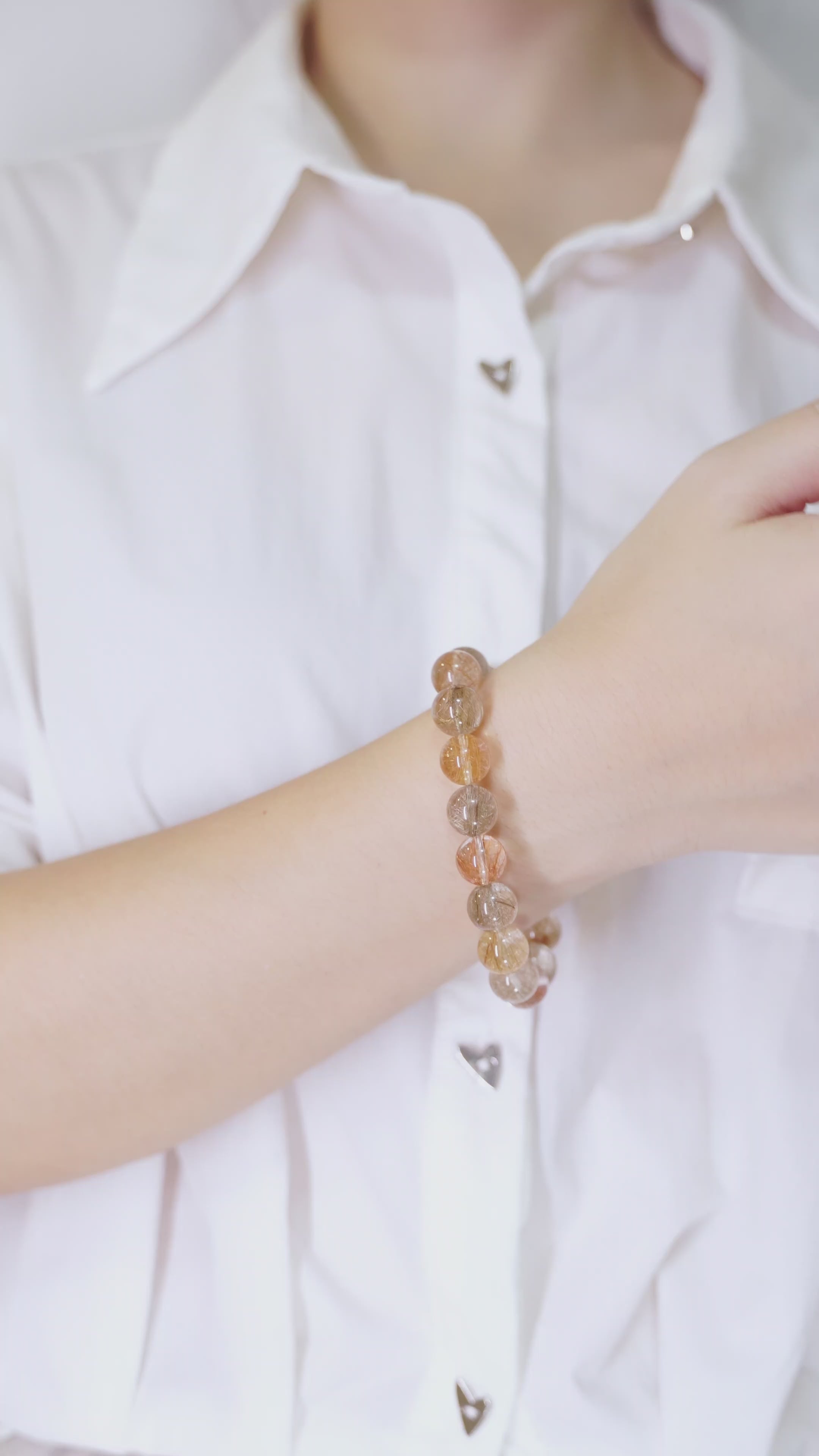 High Grade Colorful Rutilated Quartz